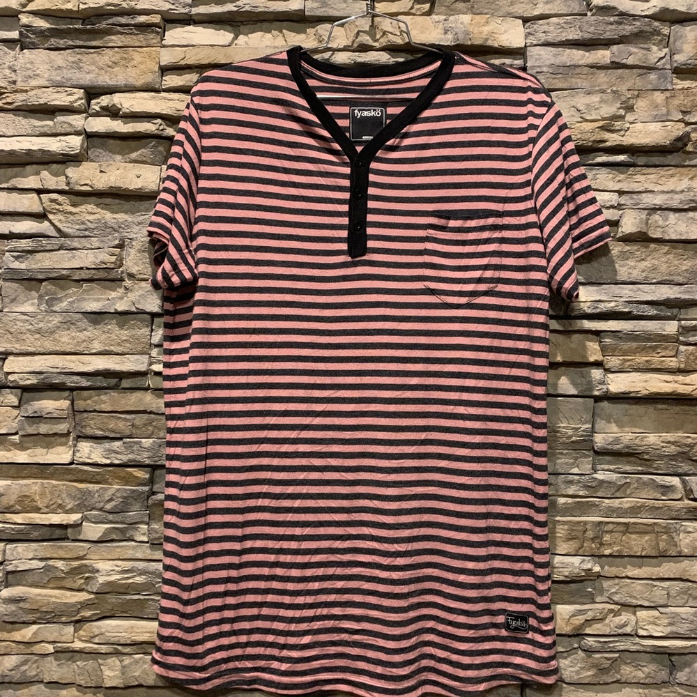 FYASKO Striped Henley